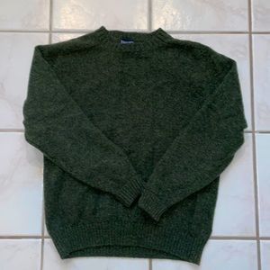 Land’s End Green Wool Sweater